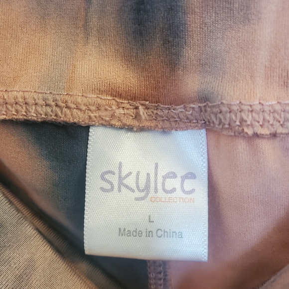 Skylee Collection Leggings Sz L - Picture 3 of 4